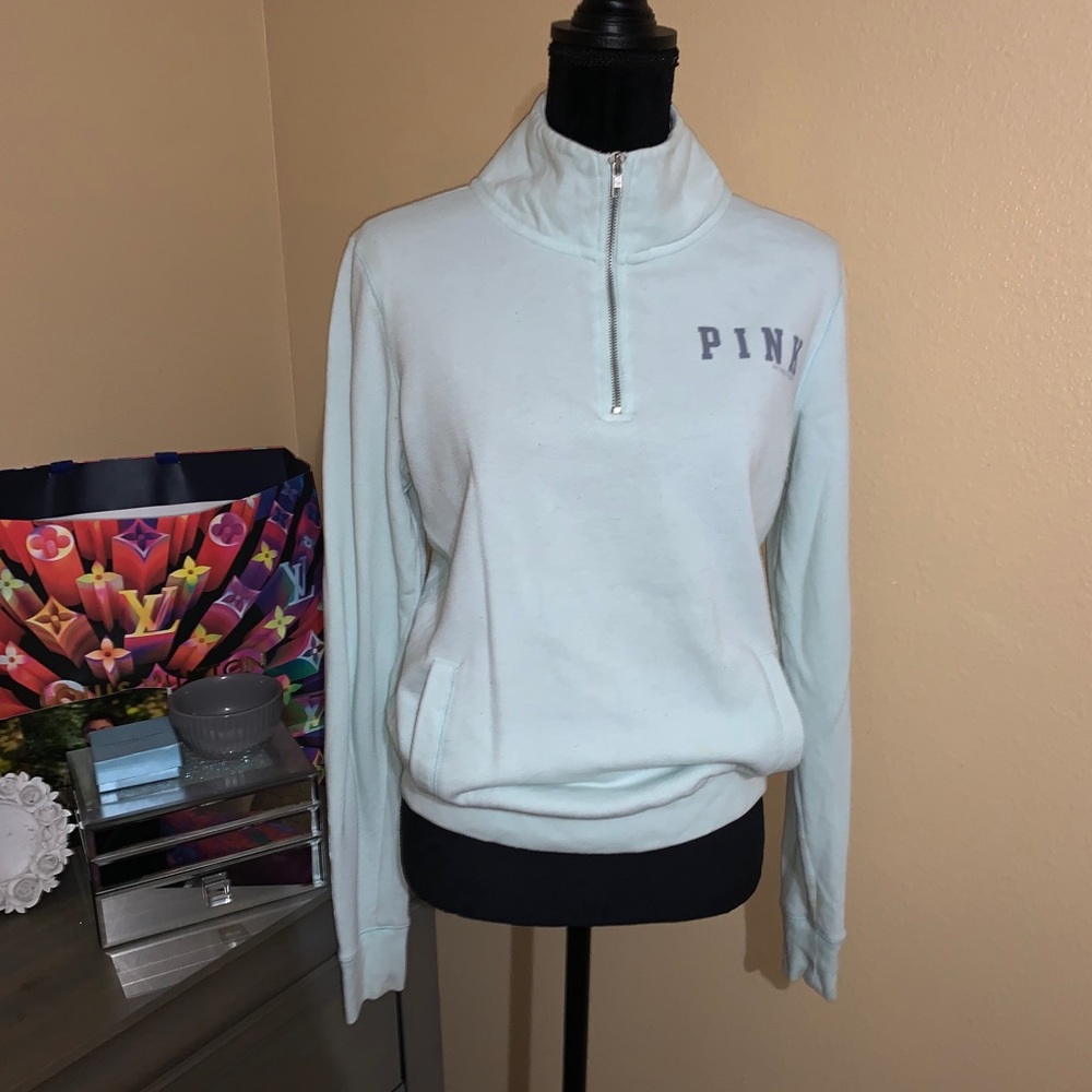 PINK Pullover with Back Spell Out Logo